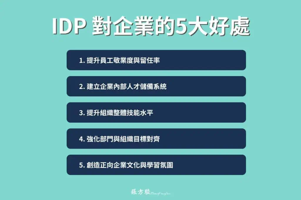 IDP 個人發展計畫對企業的5大好處